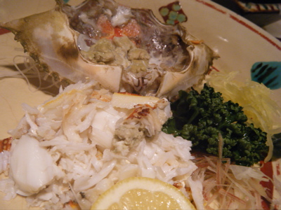 渡りガニ・いくら_f0232994_15385237.jpg