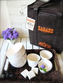 Zabar\'s(ゼイバーズ)のクーラーバッグにつめて。。。＊_a0110515_1591863.jpg