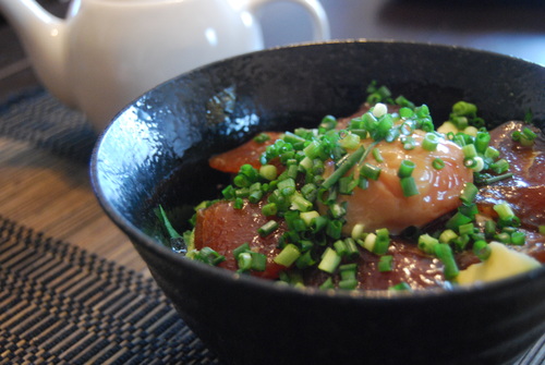 刺身の残りで 絶品ヅケ茶漬け ベジタリアンミットゥンと肉食チャースケ
