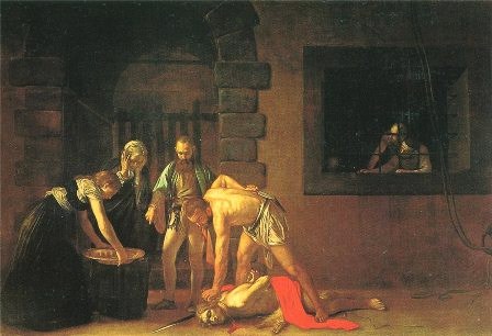 カラヴァッジョ「洗礼者聖ヨハネの斬首」マルタ共和国 : ばはる