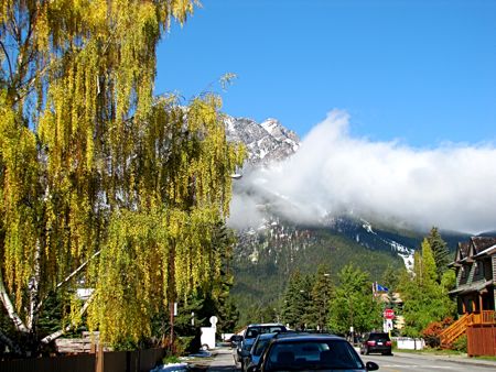 バンフ『白銀の世界』から『秋晴れ』に〜『雪山＆青空』_b0051109_810121.jpg