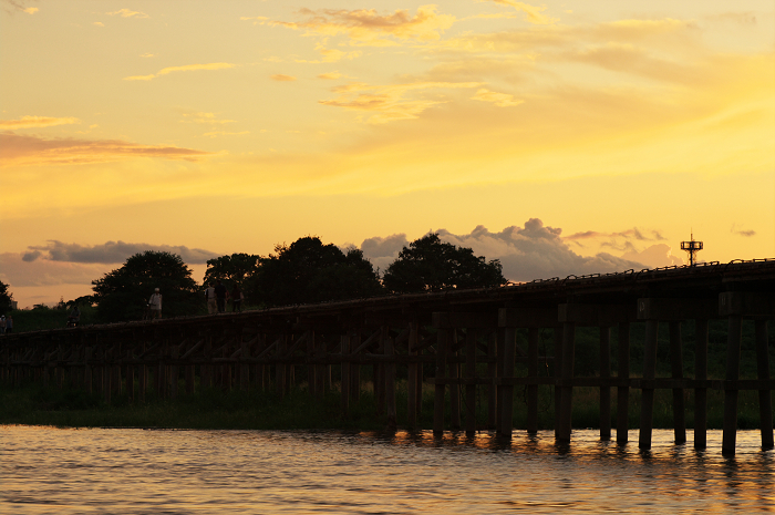 流れ橋・夕景（久御山町）_f0155048_14273820.jpg