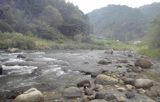 大雨のせいで、藁科川から興津川へハシゴするも…(;´ー｀)_a0056140_1581294.jpg