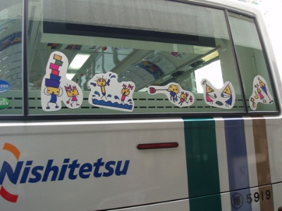 【TOKIMEKI Art Bus, running around in town!】ときめきアートバスが福岡市内を走ります！_e0113826_13261028.jpg