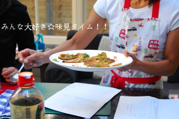 キャベツとベーコンのバターしょうゆおろし玉ねぎ炒め&お教室3回目♪_d0104926_1415533.jpg