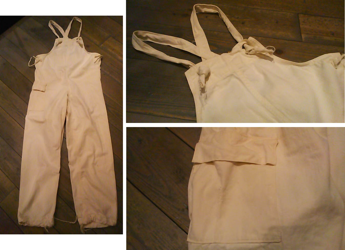 完全DEADSTOCK!!】40s us navy サルベージ オーバーオール メンズ
