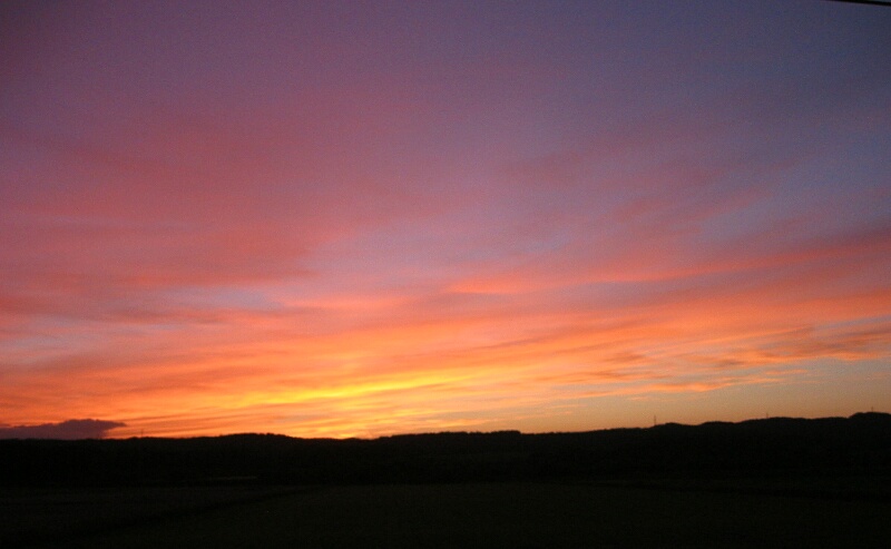 夕焼け!_d0070814_1282589.jpg