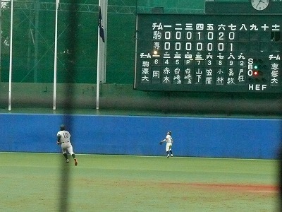 ９月２４日　東都大学野球２部　駒澤大対専修大_b0166128_15225196.jpg