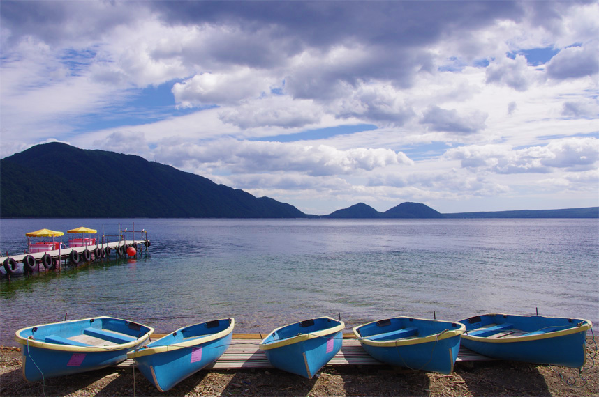 支笏湖ボート乗り場にて Ekkoの Four Seasons 北海道 支笏湖ボート乗り場にて Ekkoの Four Seasons 北海道