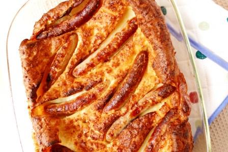 イギリス料理 Toad In The Hole オニオングレイビーソース とカエルの思い出 エリオットゆかりの美味しい食卓 おしゃれな簡単料理