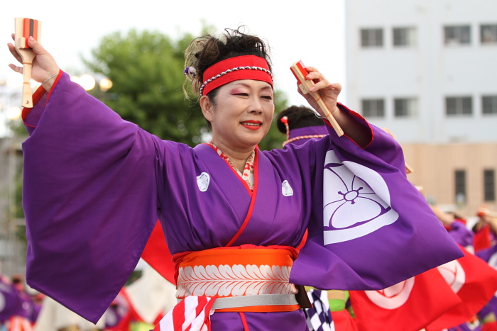 第57回よさこい祭り 1日目 國士舞双・花神楽_a0077663_734397.jpg