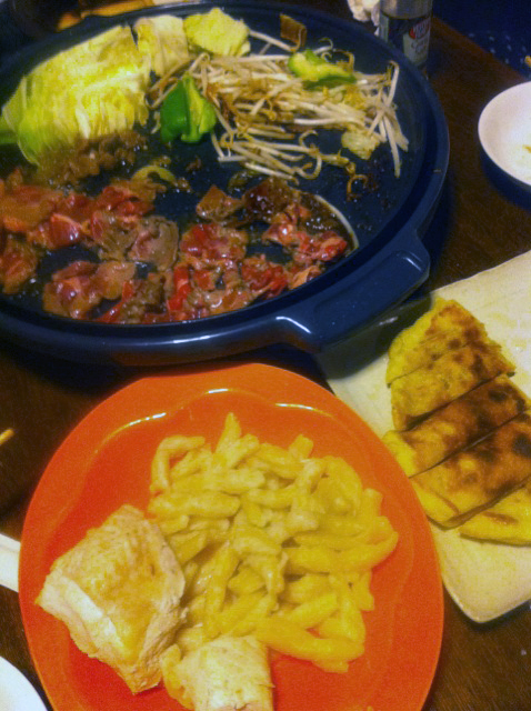 帰国おめでとうパーティ in東中野_f0044846_234276.jpg