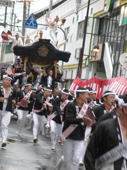 ■奈良観光大使、だんじり祭りへ行く_e0170332_1459513.jpg