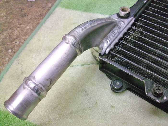 GPZ900Rニンジャ 純正ラジエターのターンフロー加工♪ PARTⅡ GPZ900Rニンジャ 純正ラジエターのターンフロー加工♪ PARTⅡ