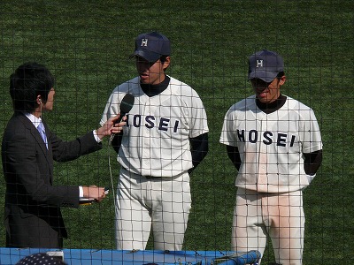 10月2日 東京六大学野球 法大対慶大_b0166128_63830100.jpg