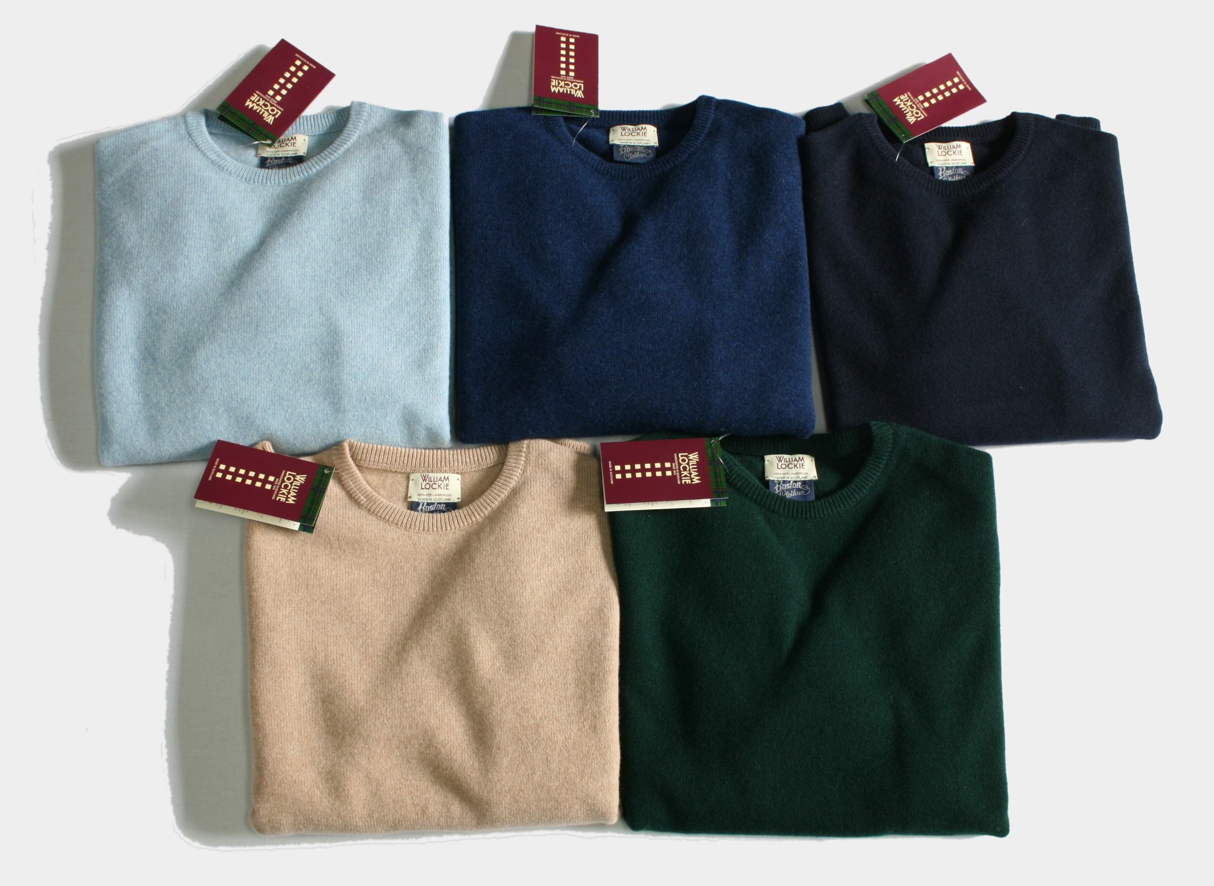 100% Pure Lambswool. WILLIAM LOCKIE Crew-Neck. _e0194451_14594434.jpg