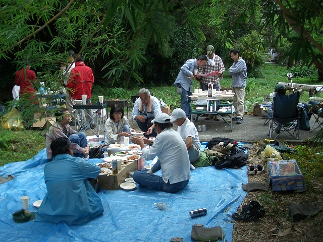 田宿川でのバーベキュー_f0141310_2343997.jpg