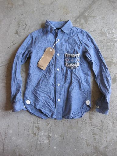 ELATE　CHAMBRAY SHIRTS × USED KNIT (products for us)_b0139281_14432331.jpg