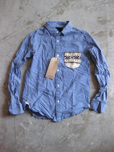 ELATE　CHAMBRAY SHIRTS × USED KNIT (products for us)_b0139281_14435923.jpg