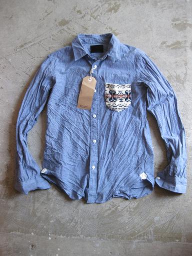 ELATE　CHAMBRAY SHIRTS × USED KNIT (products for us)_b0139281_1444199.jpg
