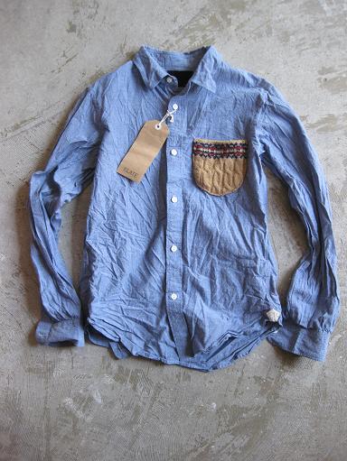 ELATE　CHAMBRAY SHIRTS × USED KNIT (products for us)_b0139281_1444972.jpg