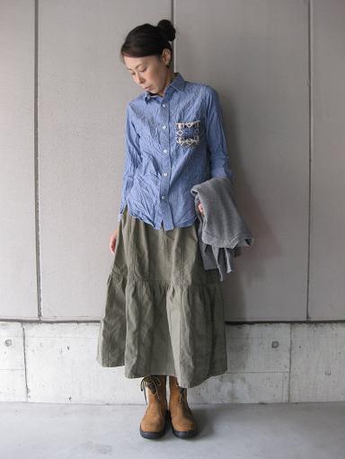 ELATE　CHAMBRAY SHIRTS × USED KNIT (products for us)_b0139281_1446695.jpg