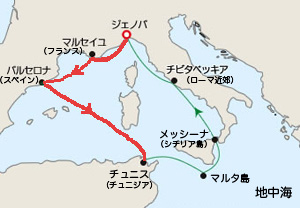 地中海クルーズ4日目　チュニジア・カルタゴの遺跡＆青の町_e0030586_23531164.jpg