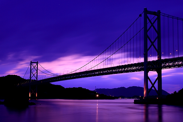 ”因島大橋 夕陽”_a0140608_6145819.jpg