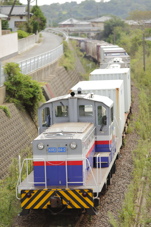 2010 9 29 鹿島臨海鉄道 KRD64-2 66レ_e0132794_22133618.jpg