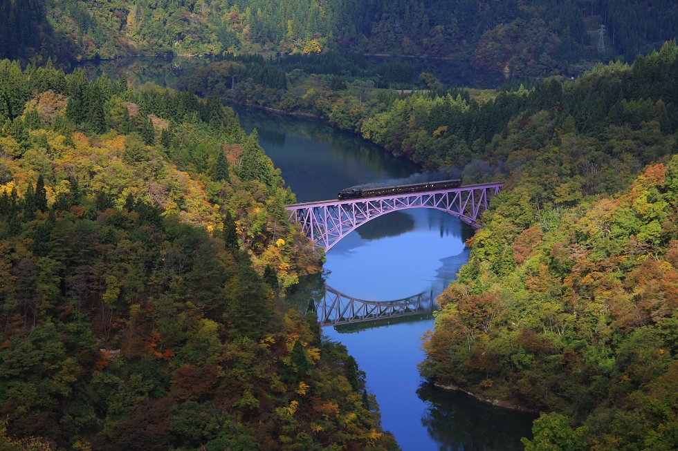 激パのお立ち台 -2008年秋 只見本運転- _b0190710_213587.jpg