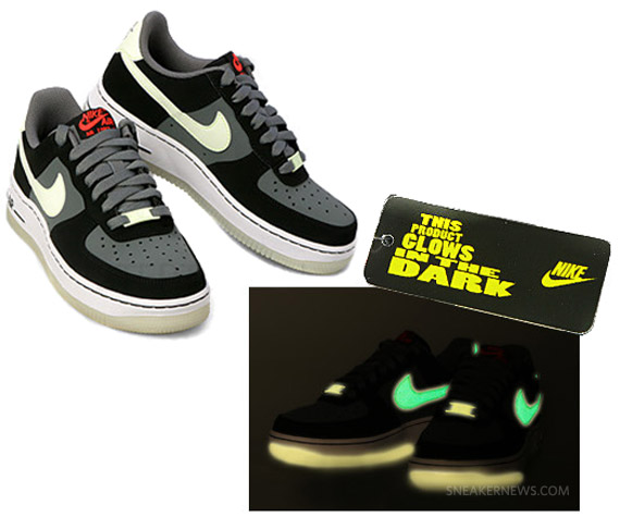 Nike Air Force 1 GS – Black – Liquid Lime – Grey – Glow in the Dark_a0118453_1522313.jpg