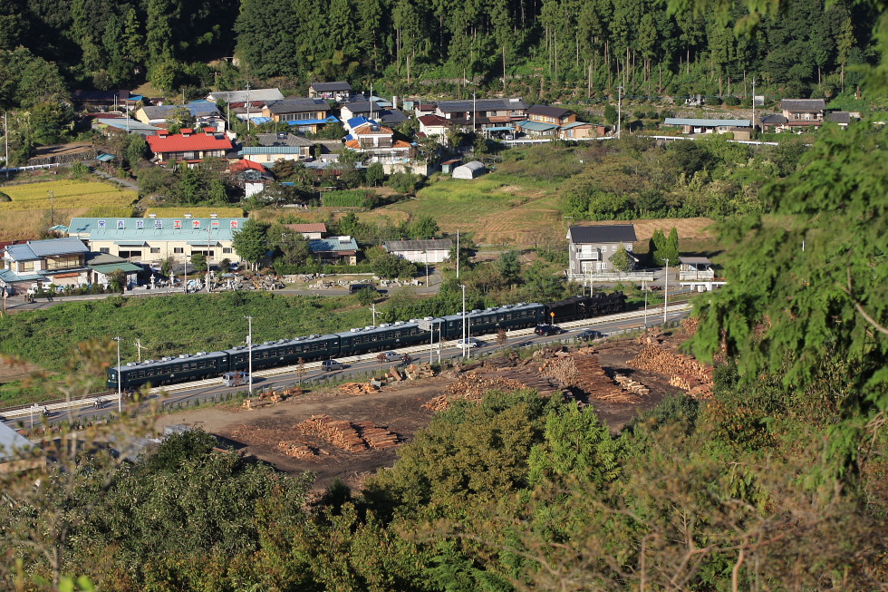 秋晴れの秩父で変形門デフ(1) - 高みでギラリ -_b0190710_2028582.jpg