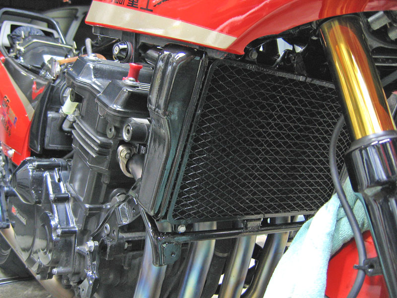 GPZ900Rニンジャ 純正ラジエターのターンフロー加工♪ PARTⅢ