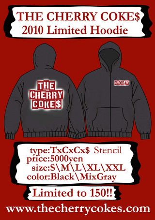 THE CHERRY COKE$ 2010 HOODIE☆_c0107763_2344118.jpg