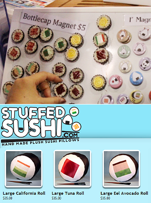 NYアニフェス&コミコンで見つけたお寿司ぬいぐるみ Stuffed Sushi_b0007805_0145341.jpg