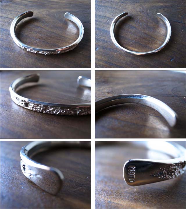 moto leather＆silver[モトレザー] BANGLE ♯2 「シルバーバングル」[AB-02L]_f0051306_20101126.jpg