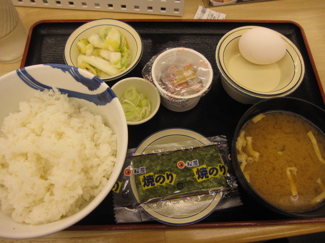 10 14夜勤明け 納豆定食 350 ライス大盛り 60 松屋 無駄遣いな日々