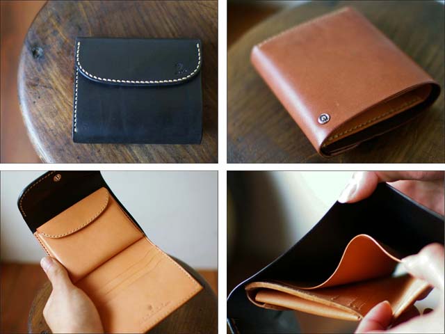 Leather & Silver MOTO のレザーウォレットです。