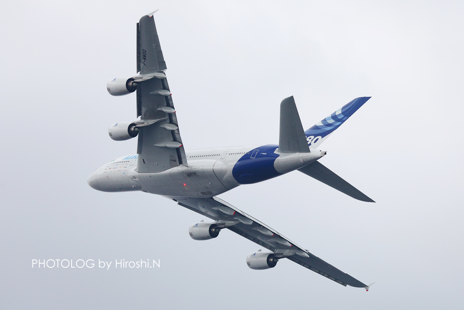 羽田空港 -A380エアバスカラー飛来 適合性テスト- 離陸_b0183406_21201888.jpg