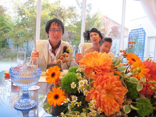 結婚式に行ってきました。_d0182409_1554339.jpg