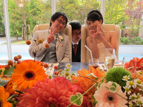 結婚式に行ってきました。_d0182409_1591611.jpg