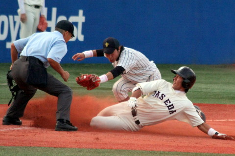 東京六大学野球第6週１回戦　早大VS立大_a0105242_0344237.jpg