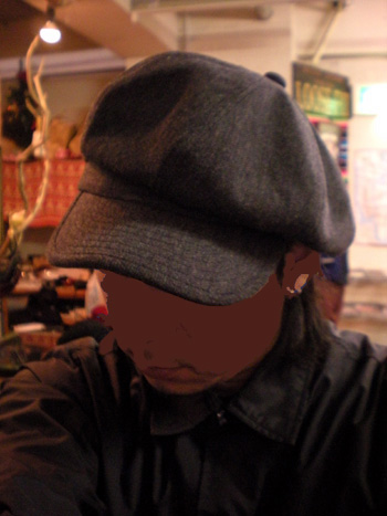 TROPHY CLOTHING【WOOL CASQUETTE】¥8,000（¥8,400）_a0109830_1855486.jpg