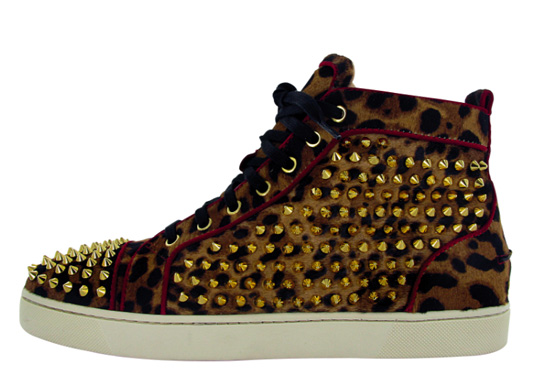 Christian Louboutin “Louis” Leopard Stud Sneakers_a0118453_145066.jpg