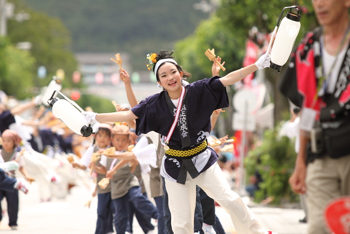 第57回よさこい祭り 2日目 立正佼成会高知教会_a0077663_917302.jpg