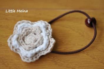 かぎ針編みのお花ヘアゴム Little Meina ハンドメイドブログ
