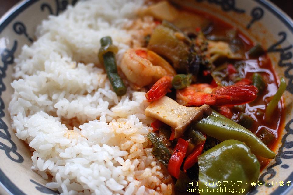 タイ風エビと野菜のシンプルカリー_f0050226_17172220.jpg