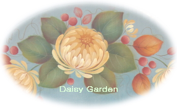 メアリーさんの秋景色 と 菊の花の描き方 Tolepaint Daisy Garden