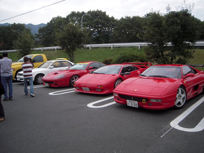 ポルシェ フェラーリ大集合 ちこり村