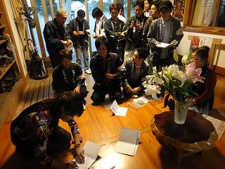 毘沙門「講演会」と「中田エミリートークショー」_b0092684_20125572.jpg